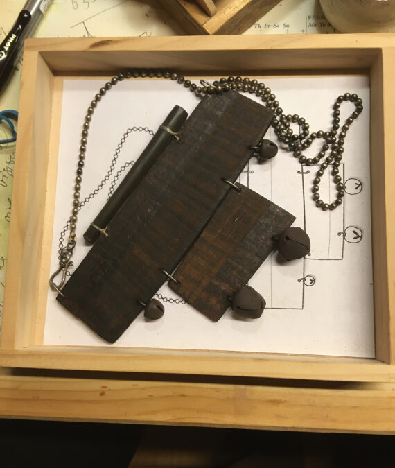 Handmade Wooden Necklace Example.01