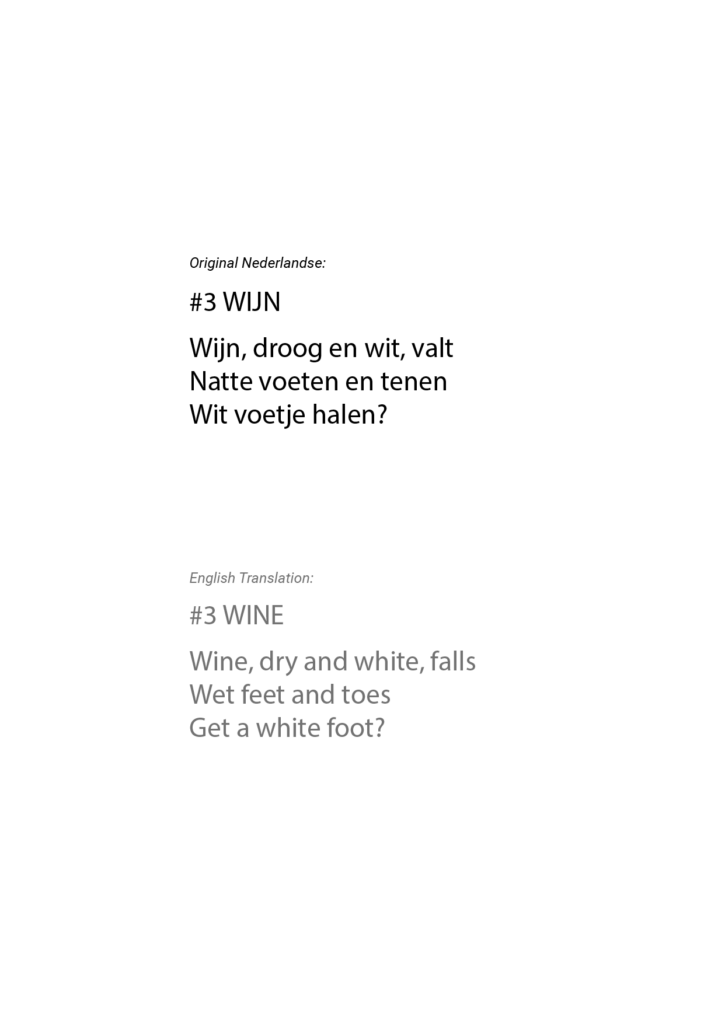 03 Wijn/Wine Haiku
