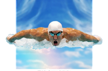 09 Zwemmer/Swimmer Haiku by Henk Luijten